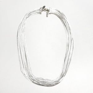 ✨SALE✨ Express Silver Layered Chain Necklace